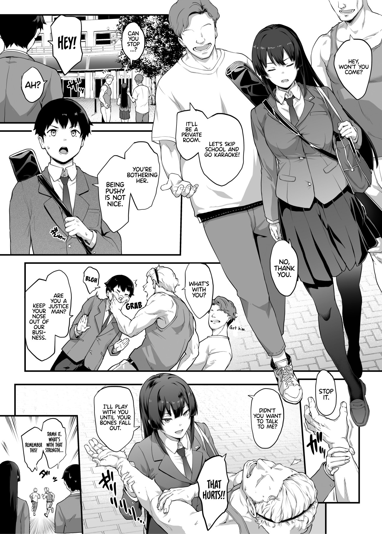 Hentai Manga Comic-There's No Way My Hot Girlfriend Who Is My Childhood Friend And Captain of the Kendo Club Would Fall For Those Playboys-v22m-v22m-v22m-Read-1
